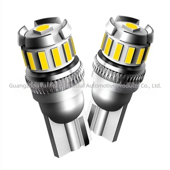 Lampă LED T10 pentru mașină: lumini de lățime, iluminare interior pentru lectură și lampă de iluminare portbagaj; LED 4014+3030, 6000–7000K, 10–30V, 209 lm