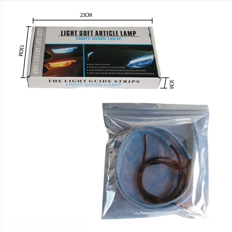 Lumini de zi ultra-subțiri pentru mașină LED bandă din silicon 12V 0.5A 1200 lm