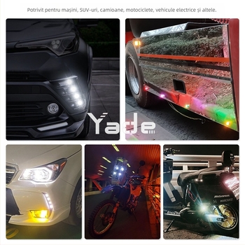 Lumină LED pentru mașină cu lentilă Eagle Eye, 12V, 2.5W, 250 lm, Carcasă din aluminiu