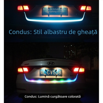 Lumină pentru portbagajul din spate al mașinii — bandă decorativă și semnal de viraj, decor pentru portbagaj, motiv Anul Calului