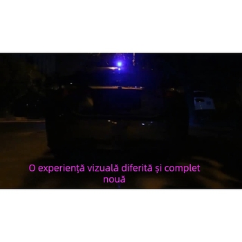 Lumină pentru portbagajul din spate al mașinii — bandă decorativă și semnal de viraj, decor pentru portbagaj, motiv Anul Calului