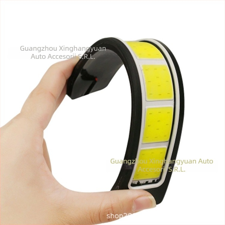 Lumină de zi pentru mașini cu COB LED, 12V, 8W, 120lm, 0.15A, compatibil universal, durată de viață 100000h