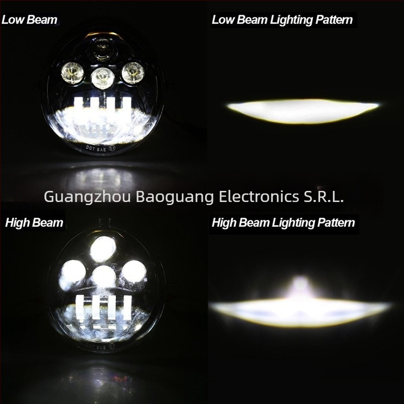 Harley V-ROD LED far de zi (60W, 24V, IP67, 3600 lm, 50.000 h)