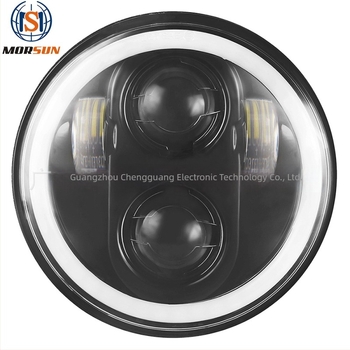 Far Harley LED pentru motocicletă cu OSRAM LED, corp din aluminiu turnat, 40 W, 12 V, protecție IP65