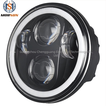 Far Harley LED pentru motocicletă cu OSRAM LED, corp din aluminiu turnat, 40 W, 12 V, protecție IP65