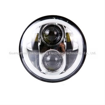 Far Harley LED pentru motocicletă cu OSRAM LED, corp din aluminiu turnat, 40 W, 12 V, protecție IP65