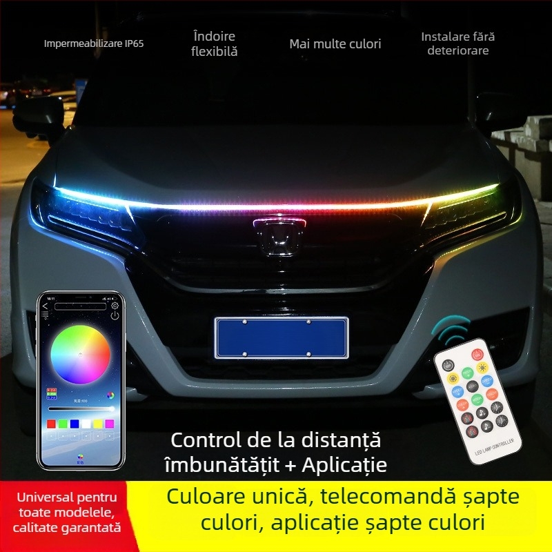 Lumină de zi LED pentru farul automobilului, carcasă din PVC, 12V, 10W, IP65