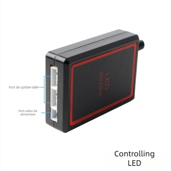 Lumină de zi pentru mașină, LED 12-LED, telecomandă wireless, 12V, 36W, 800 lm