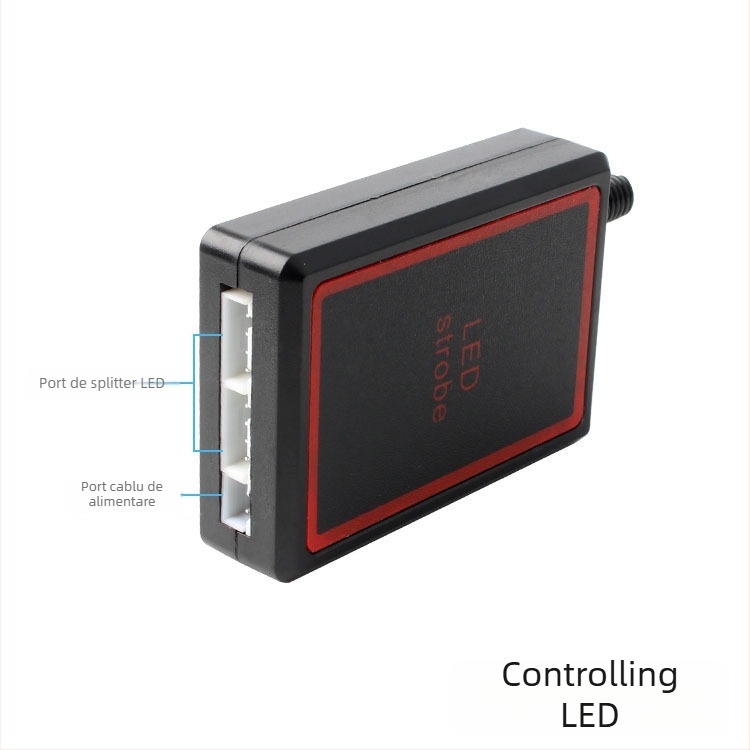 Lumină de zi pentru mașină, LED 12-LED, telecomandă wireless, 12V, 36W, 800 lm