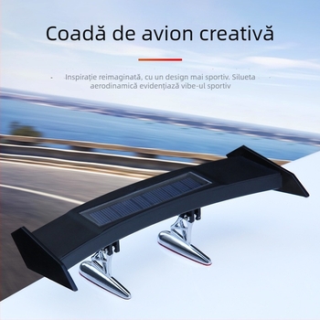 Lumină solară mică pentru farul spate al mașinii – potrivire universală, avertizare de coliziune cu flash, Model: Solar mini tail light, Brand: Samurai Car