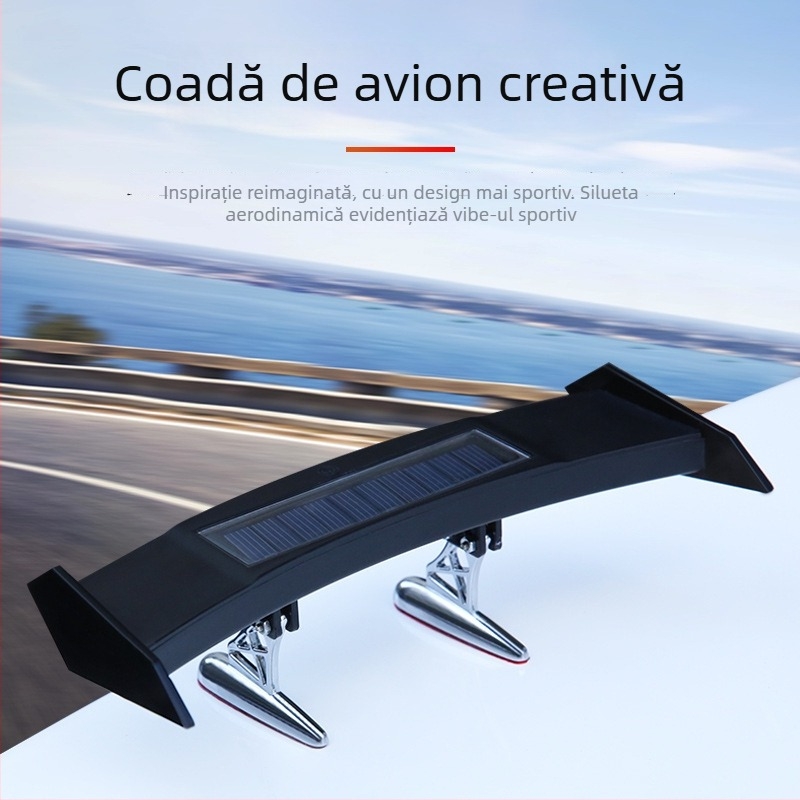 Lumină solară mică pentru farul spate al mașinii – potrivire universală, avertizare de coliziune cu flash, Model: Solar mini tail light, Brand: Samurai Car