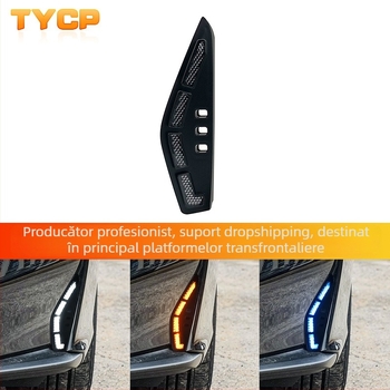 Lumini DRL LED pentru Honda Civic (12-13) – LED, 12V, 12W, 80 lm, Carcasă ABS, LED multicolor (alb/galben/ice blue), compatibile cu Civic 12-13