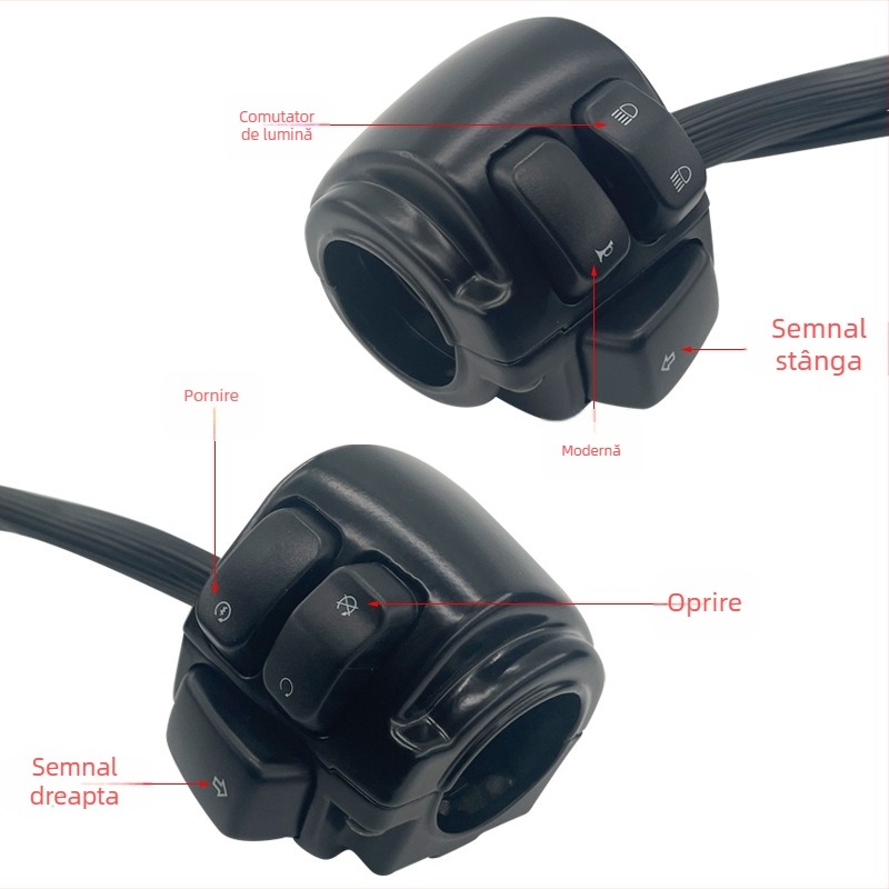 Comutator de modificare a ghidonului motocicletei Mochi Harley