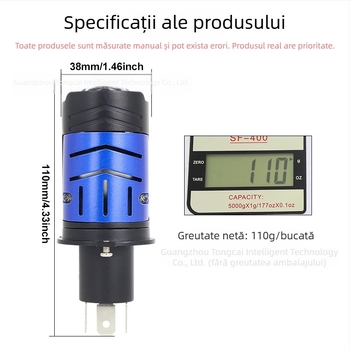 Far H4 pentru motocicletă cu LED, 58W putere înaltă, 12-80V, IP67, 3000 lm
