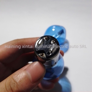 Lampa far S2 pentru motocicletă, halogen, 12V, 35W, priză B35, formă de piersică