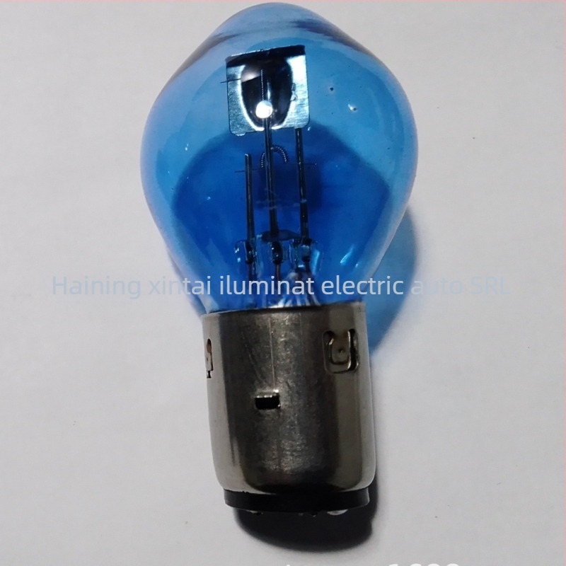 Lampa far S2 pentru motocicletă, halogen, 12V, 35W, priză B35, formă de piersică