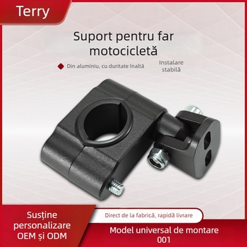 Terei Suport universal pentru montajul farului LED al motocicletei – prindere pe țeavă, amortizor