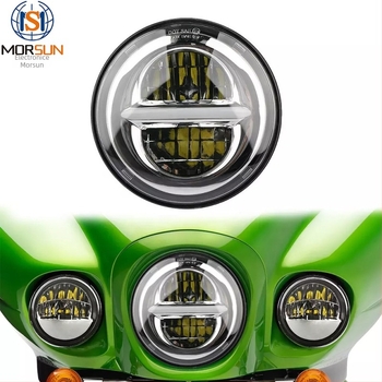 Far LED pentru motocicletă Harley MS-1057D, 3240 lm, 12 V, IP65, carcasă din aluminiu
