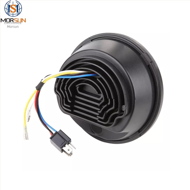Far LED pentru motocicletă Harley MS-1057D, 3240 lm, 12 V, IP65, carcasă din aluminiu