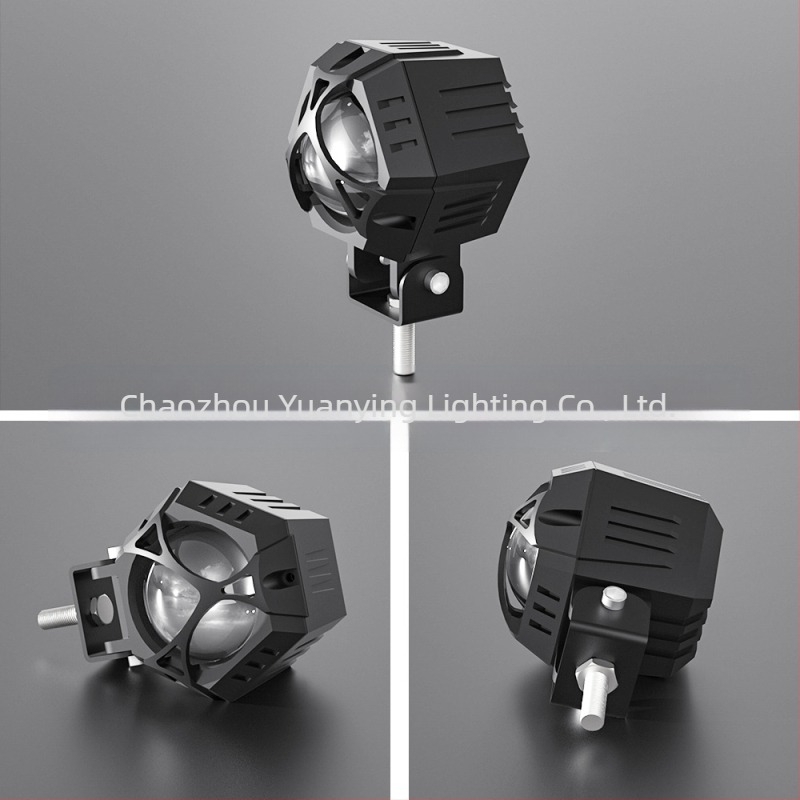 Proiector pentru motocicletă M1 Pro — LED 60W, carcasă din aluminiu de avion, cupă reflectorizantă, zece moduri de iluminare, model G0060