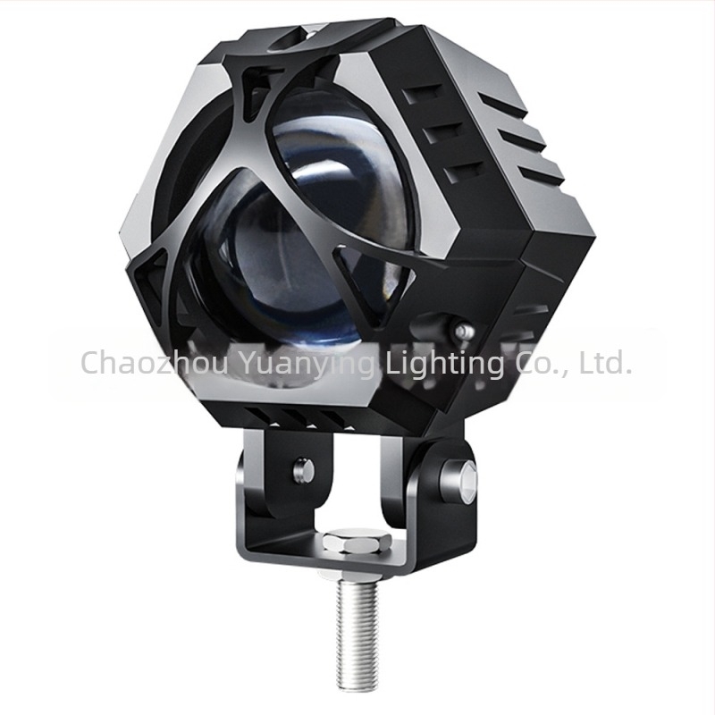 Proiector pentru motocicletă M1 Pro — LED 60W, carcasă din aluminiu de avion, cupă reflectorizantă, zece moduri de iluminare, model G0060