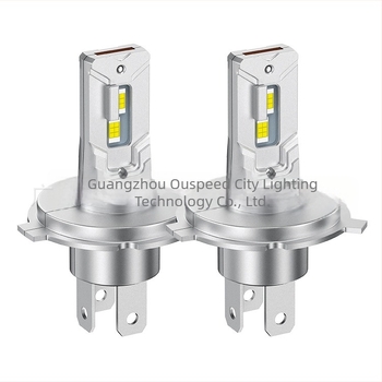 Faro LED H4 integrat pentru mașini și motociclete, model W02-H4, 13W, 12V, flux luminos 4000 lm, durată de viață 50.000 h