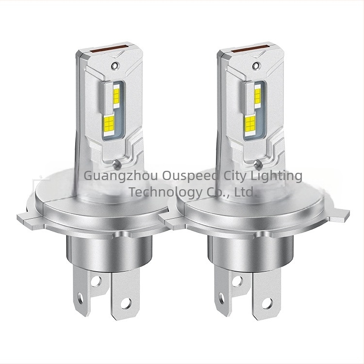 Faro LED H4 integrat pentru mașini și motociclete, model W02-H4, 13W, 12V, flux luminos 4000 lm, durată de viață 50.000 h