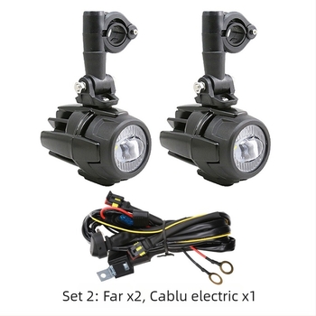 Lumină LED auxiliară pentru motocicletă – 60W, compatibilă cu R1200GS, F800, 700 KTM, model YIA-BMW