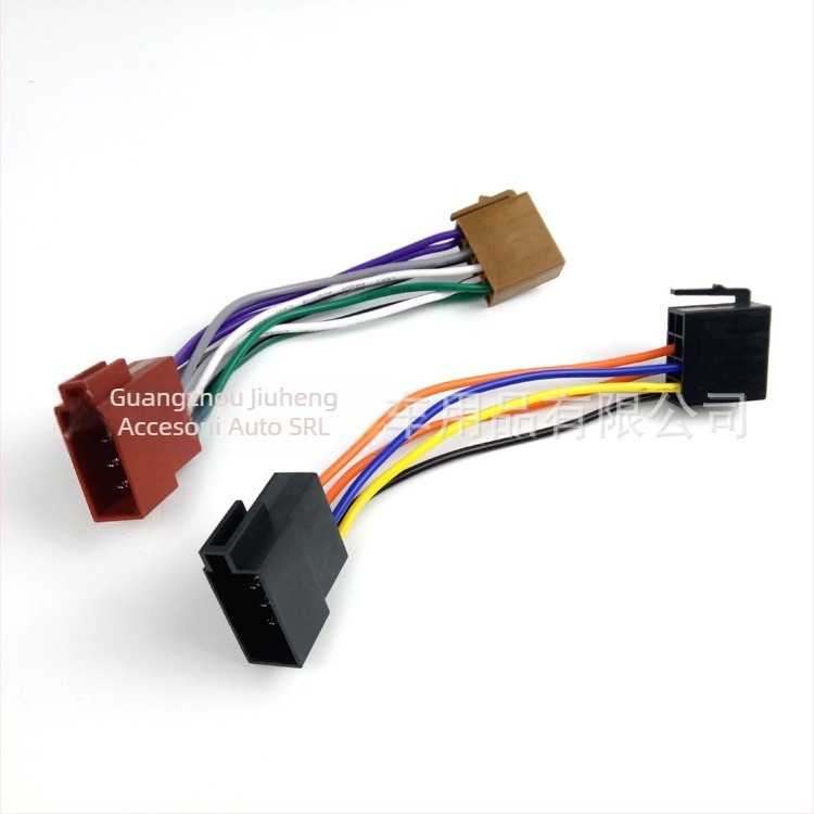 Cablu adaptor pentru Volkswagen – conector ISO masculin către feminin, 12V, din plastic