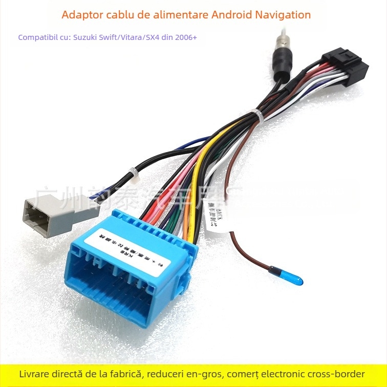 Cablu de alimentare pentru navigația Android Suzuki SU-98, 16P, cupru