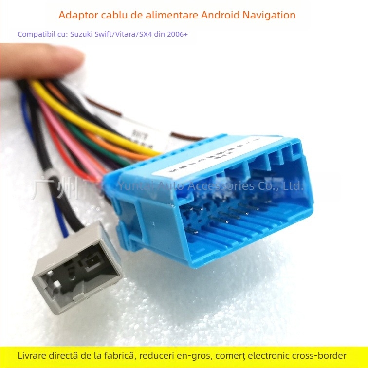 Cablu de alimentare pentru navigația Android Suzuki SU-98, 16P, cupru