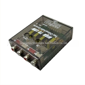 Koji Yx-4 Amplificator auto pentru subwoofer, 4 intrări / 4 ieșiri, 4 canale, 50W, 12V