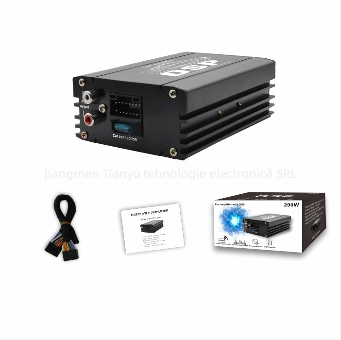  Amplificator DSP TY, Putere 50, Procesare Personalizabilă, Compatibil cu Toate Modelele