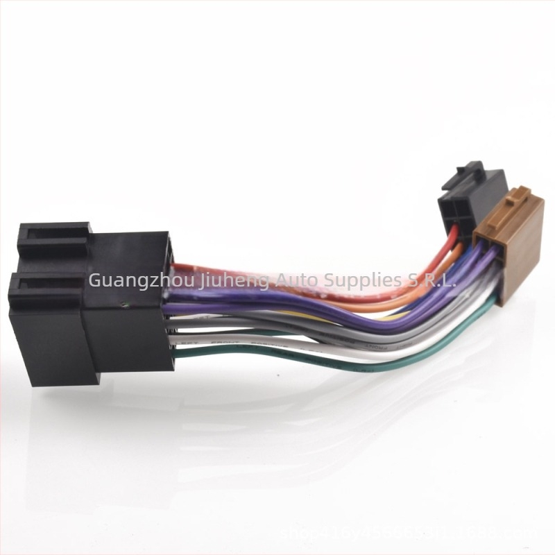 Sistem de cablare ISO auto cu conector feminin — Model 6207, Peak, Greutate 30 g, Material: plastic + metal, Compatibil cu Chevrolet Lefeng/Lechi