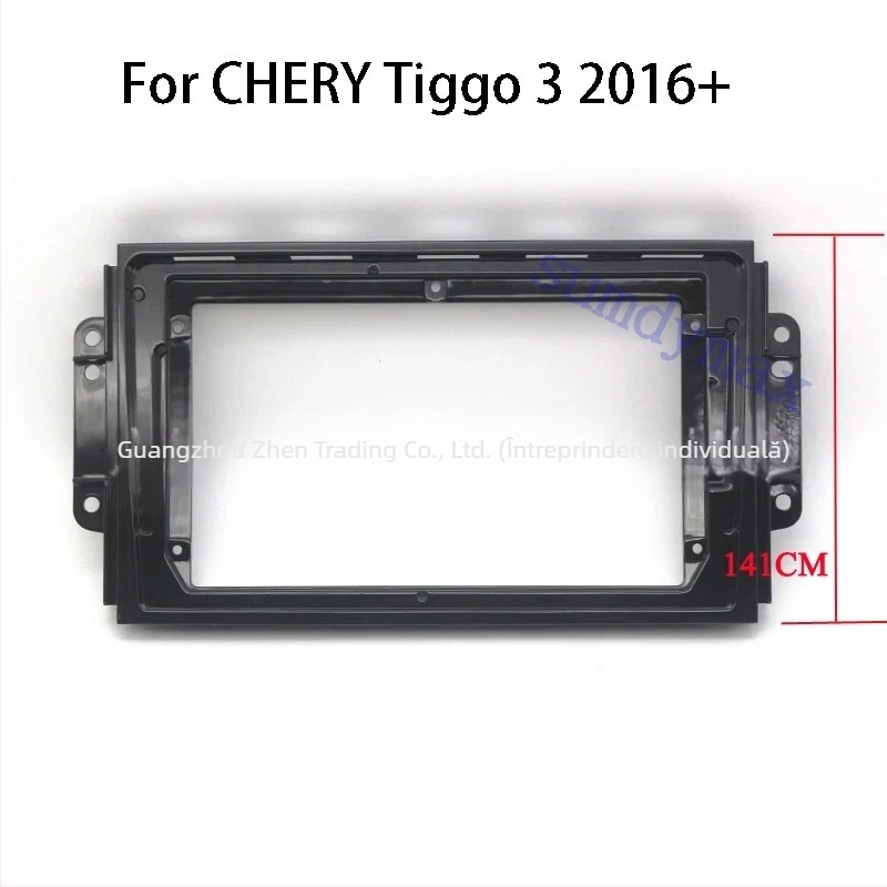 Ramă panou navigație pentru Chery Tiggo 3 2016, ecran Android mare, greutate 200 g, material plastic, compatibil cu 16 modele Tiggo 3