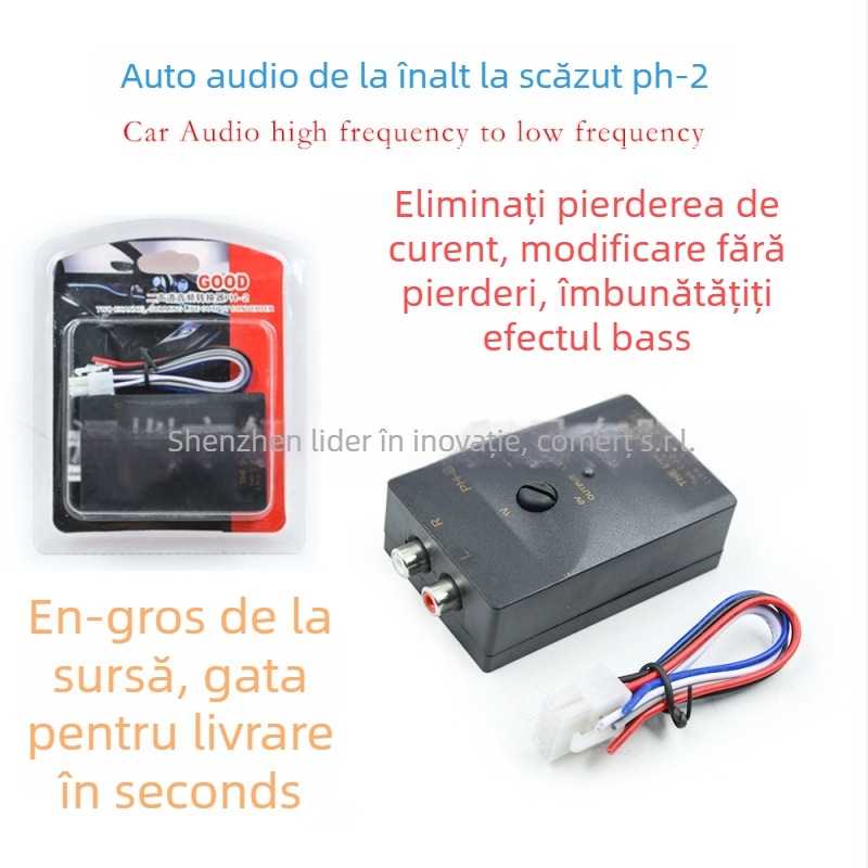 PH-2 Convertor audio auto: conversie înalt-la-scăzut, compatibilitate universală, personalizare disponibilă