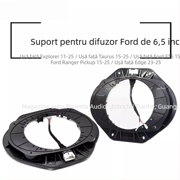 Garnitură pentru suportul difuzorului din ușa mașinii — plastic, compatibil universal, montaj fix