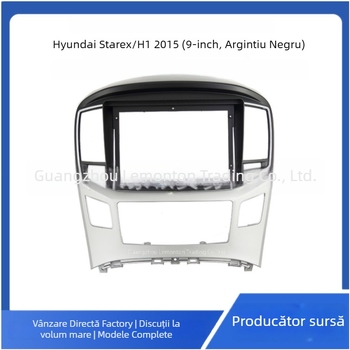 Ramă pentru consola centrală Hyundai STAREX/H1 2015, navigație Android cu ecran mare, panou modular schimbabil