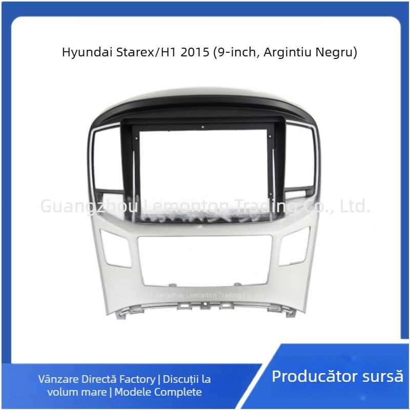 Ramă pentru consola centrală Hyundai STAREX/H1 2015, navigație Android cu ecran mare, panou modular schimbabil