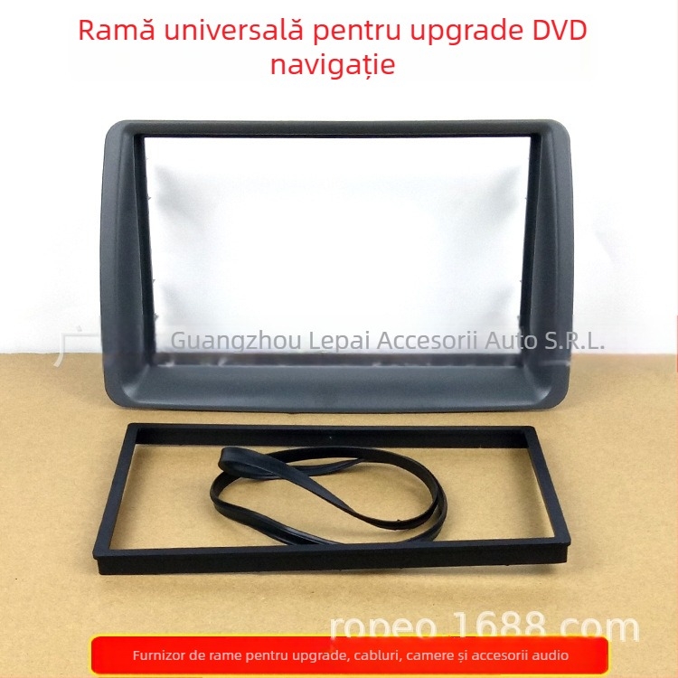 Panou de modificare audio pentru Fiat Panda — cadru pentru navigație DVD auto, marcă yelew