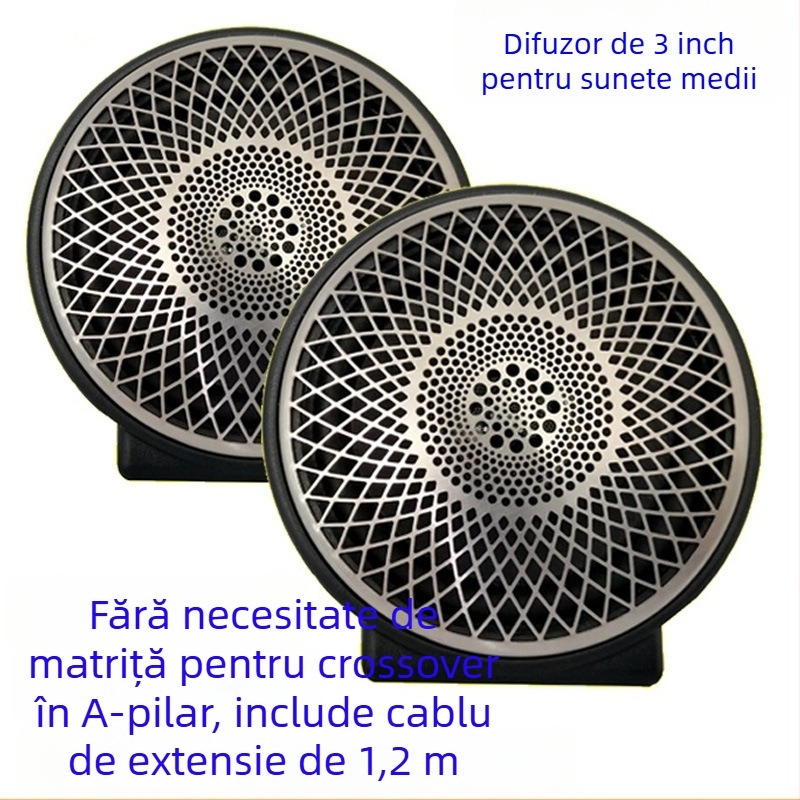 Difuzor central auto, midrange, crossover 3 căi, 20W, 0,9 kg