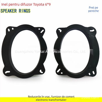 Paduri 6x9 pentru difuzoare Toyota - distanțiere ABS pentru modificare audio, brand Evoresn/Yisen, compatibil cu Toyota