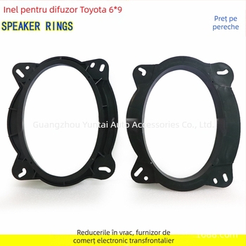 Paduri 6x9 pentru difuzoare Toyota - distanțiere ABS pentru modificare audio, brand Evoresn/Yisen, compatibil cu Toyota