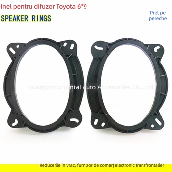 Paduri 6x9 pentru difuzoare Toyota - distanțiere ABS pentru modificare audio, brand Evoresn/Yisen, compatibil cu Toyota