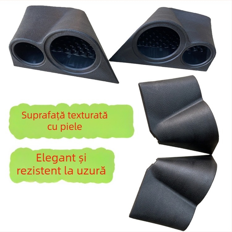 Suport difuzor auto – montură pe coloana A pentru difuzor cu trei benzi, carcasă PA66+ fibră, compatibil universal