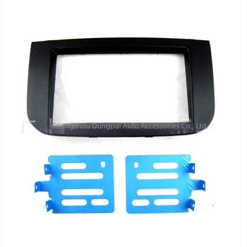 Ramă/fasia pentru stereo auto, DIN dublu, compatibil Mitsubishi Colt, pentru navigație și DVD, cadru de montaj universal