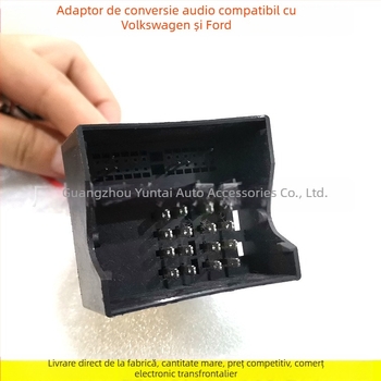 Cablu audio pentru mașină VW-02 de Evoresn/Yisen, aluminiu acoperit cu cupru, fără tăiere, conector feminin