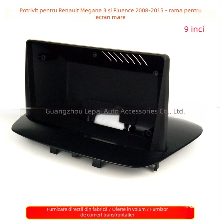 Peakness ramă ecran mare pentru Renault Megane 3 – panou de navigație Android, din plastic, 1000G