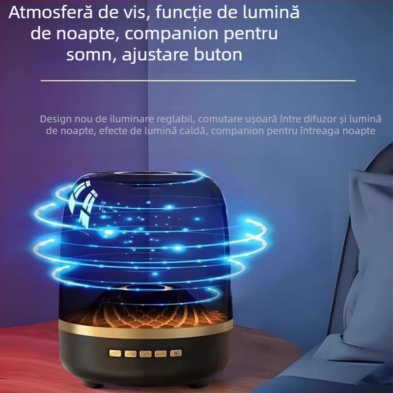 Boxă Bluetooth wireless pentru desktop și uz casnic — Bluetooth 5.0, 5W, 100 Hz–20 kHz, SNR ≥75 dB, baterie încorporată 300–500 mAh