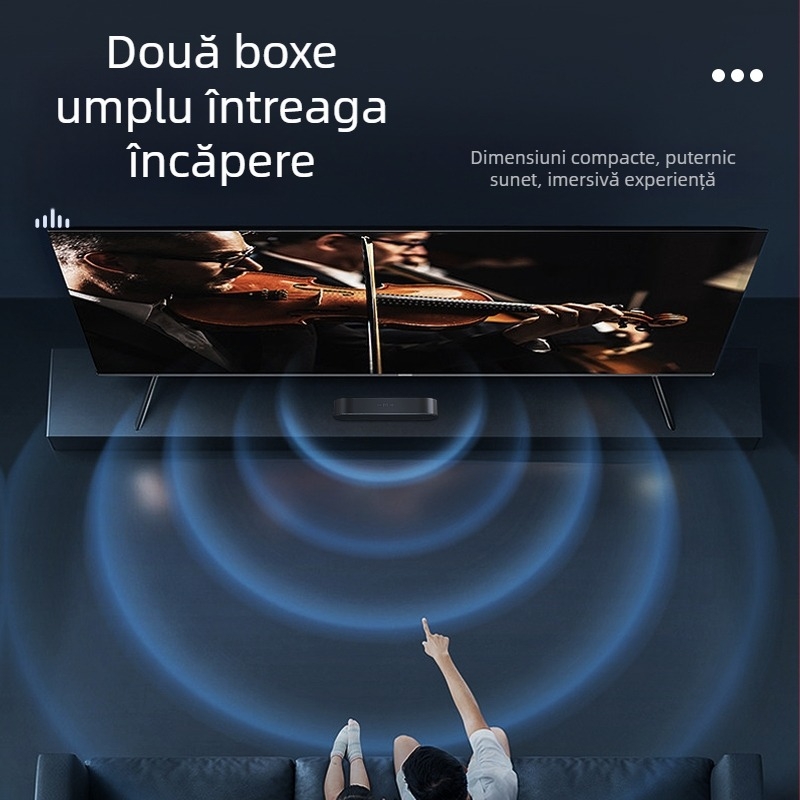 Newman Bt60Plus boxe USB pentru calculator, interval de frecvență 60–16 kHz, putere de ieșire 5×2 W, SNR 90 dB